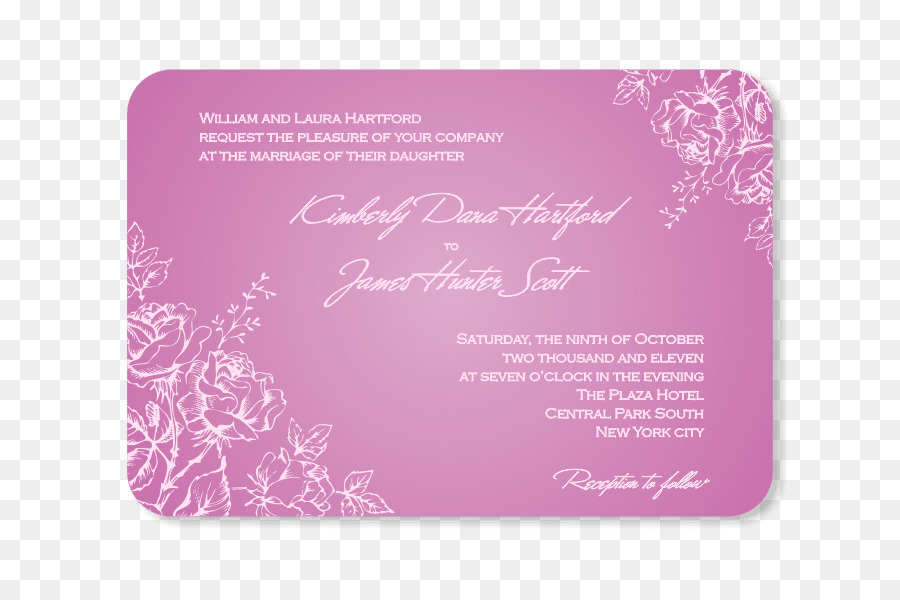 Faire Part De Mariage，Invitation PNG