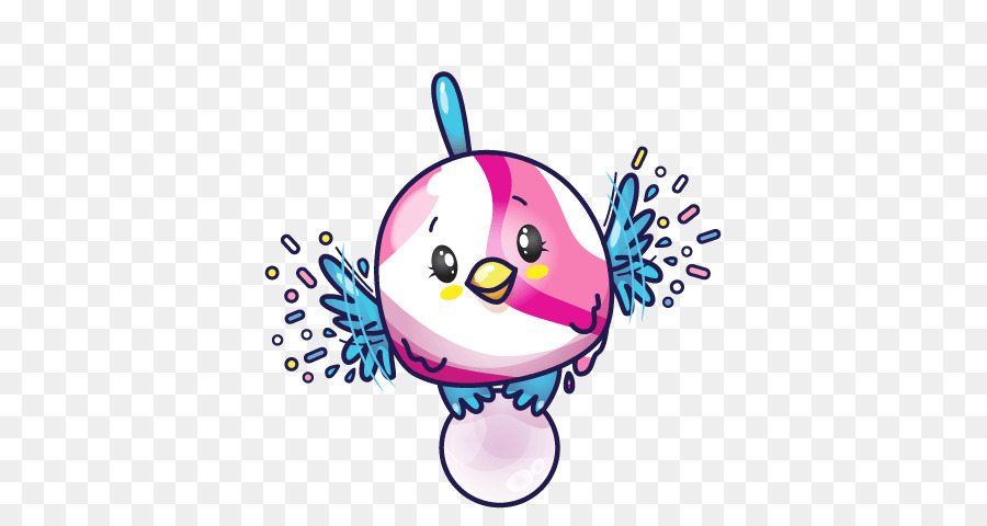 Oiseau De Dessin Animé，Rose PNG