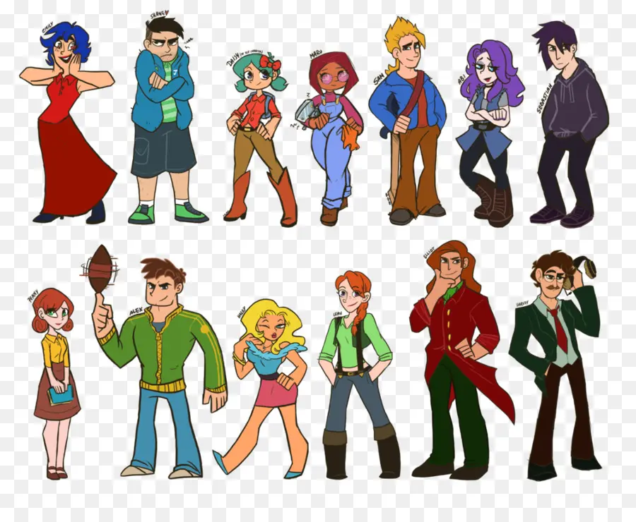 Personnages De Dessins Animés，Personnes PNG