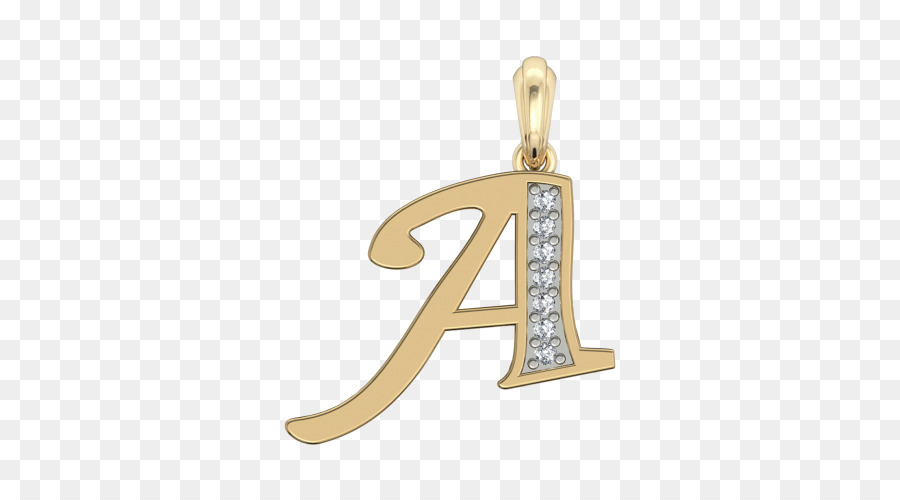 Pendentif En Or，Lettre A PNG