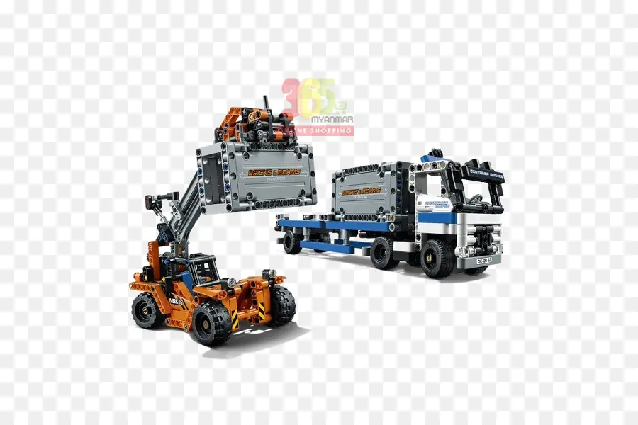 Camion Et Chargeur Lego Technic，Construction PNG