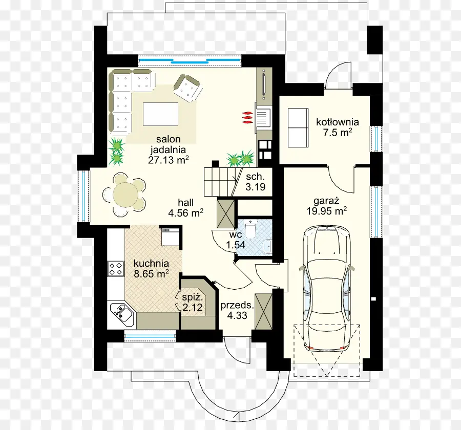 Plan D'étage De La Maison，Chambres PNG