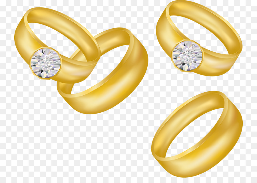 Bagues En Or，Mariage PNG