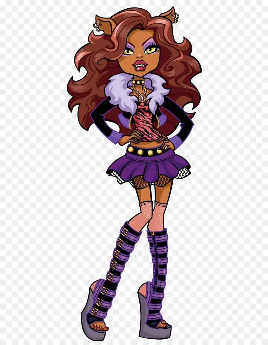 Clawdeen Wolf，Monster High PNG