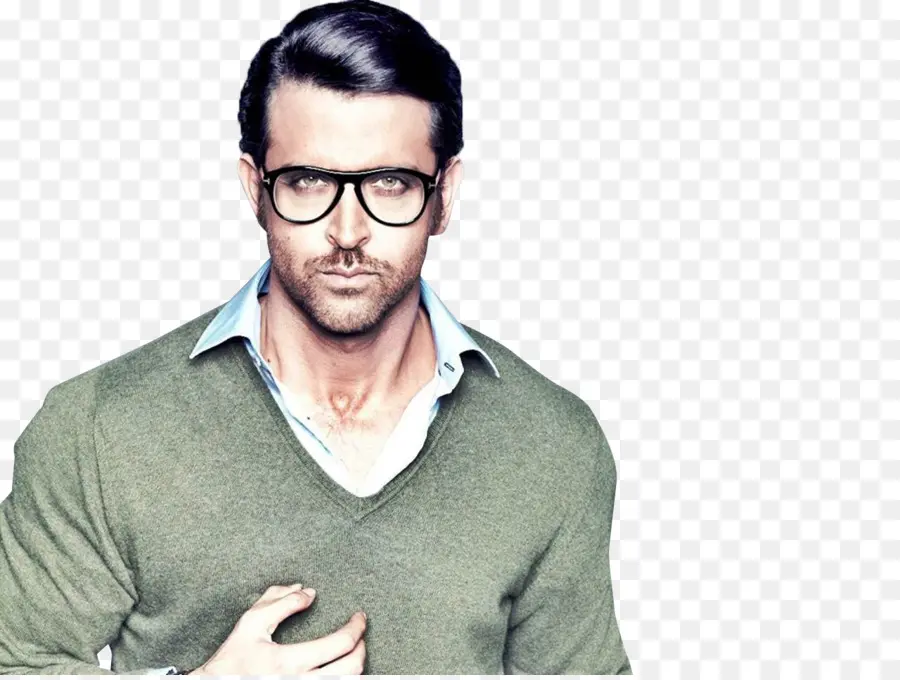 Homme à Lunettes，Pull Over PNG