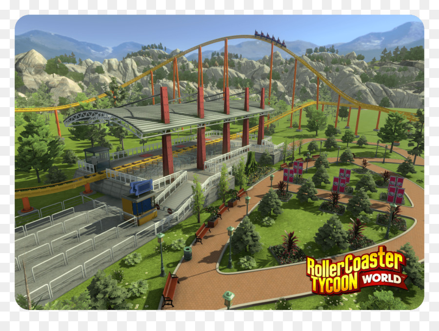 Rollercoaster Tycoon Monde，Le Parc D Attractions PNG