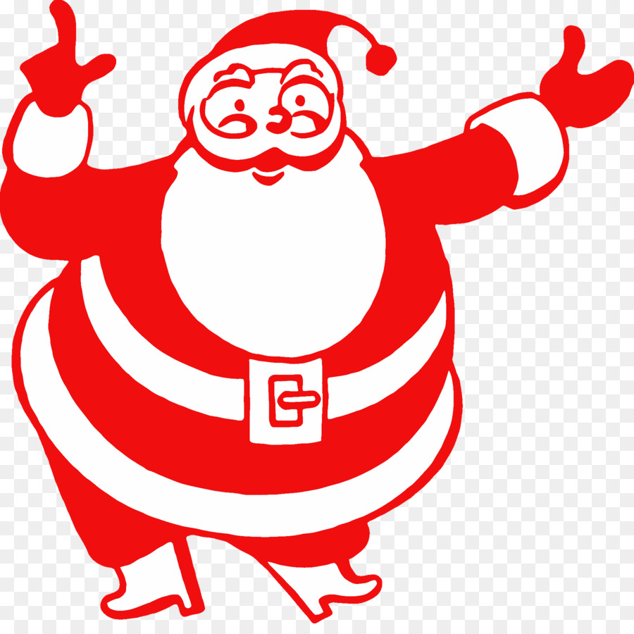 Le Père Noël，Costume Rouge PNG