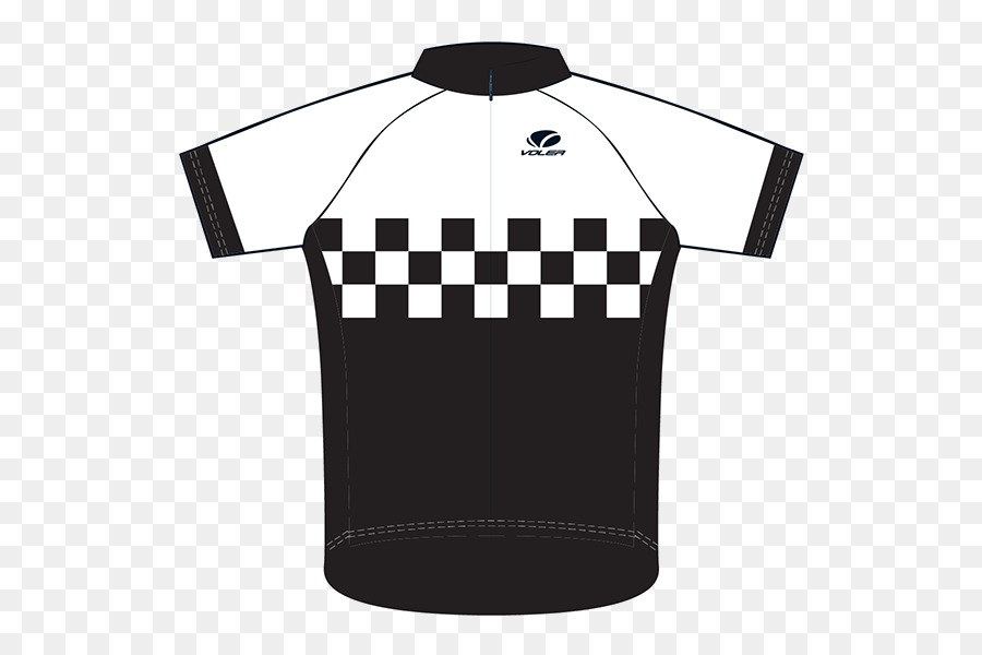 Maillot De Cyclisme Noir Et Blanc，Vélo PNG