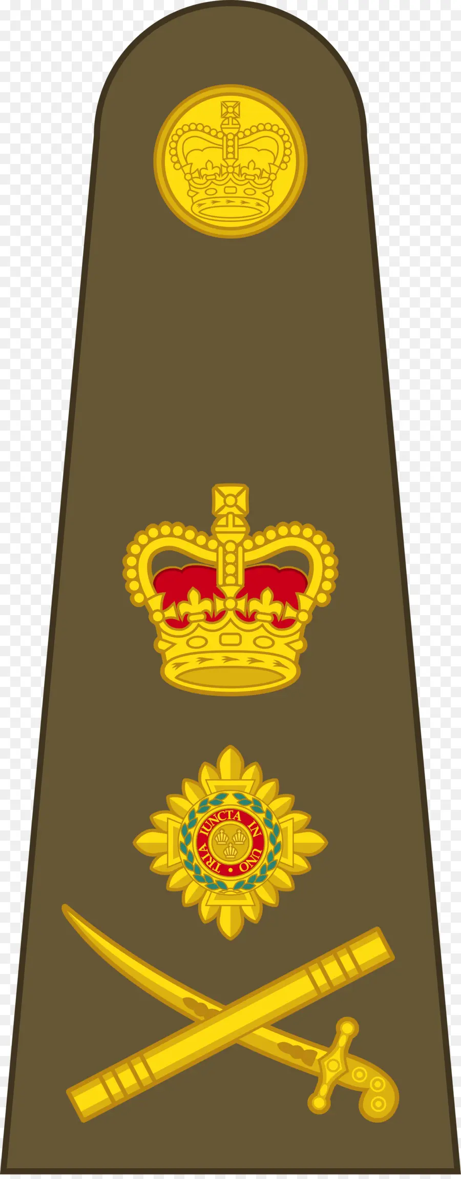 Officier De L Armée Britannique Des Insignes De Grade，Grade Militaire PNG