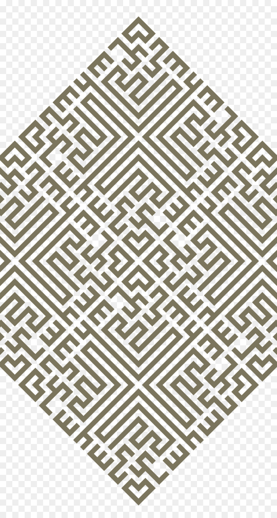 Motif Géométrique，Labyrinthe PNG