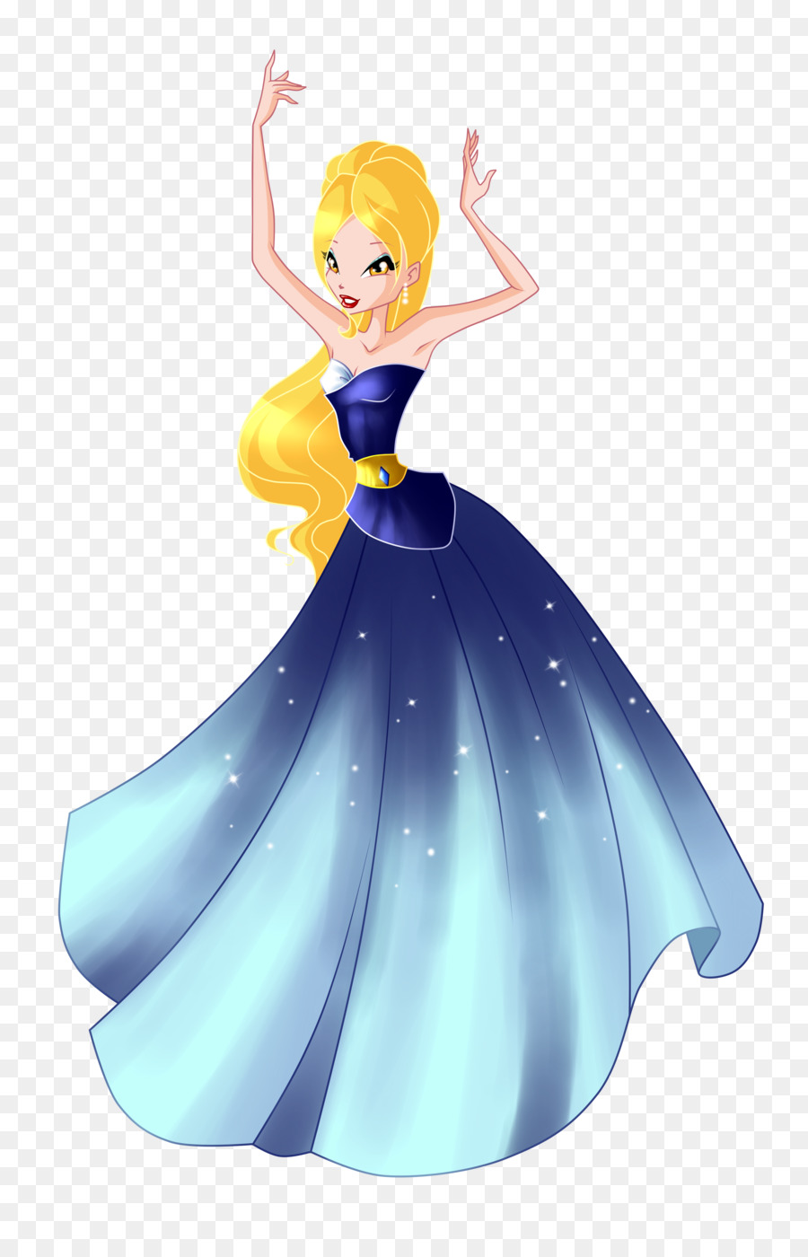 Princesse En Robe Scintillante，Conte De Fées PNG