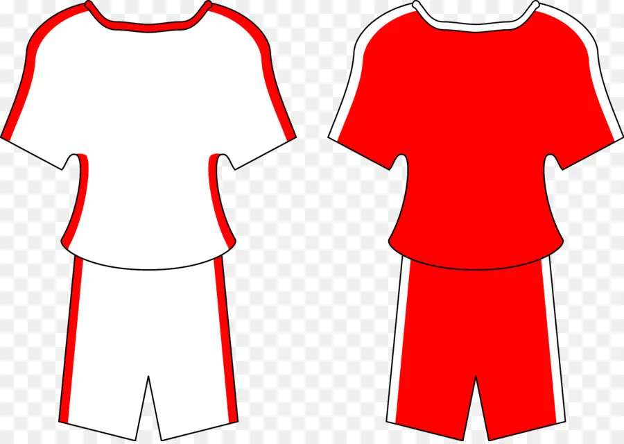 Uniformes De Sport Rouges Et Blancs，Sportif PNG