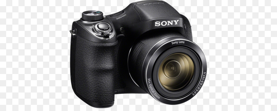 Sony Cyber Shot Dsc H400，Sony Cybershot Dsch300 201 Mp Appareil Photo Numérique Noir PNG