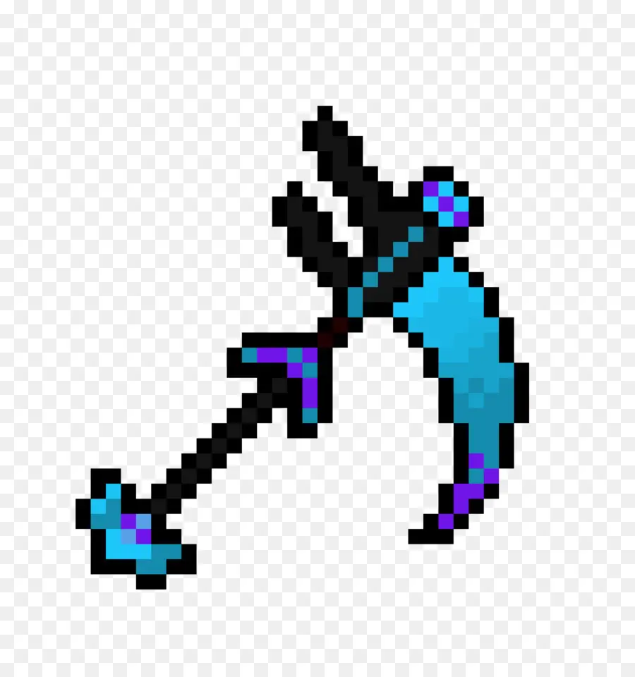 Hache De Pixels，Arme PNG