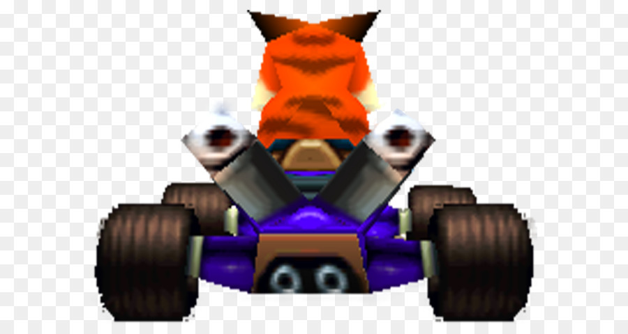 Crash Team Racing，Crash Bandicoot Déformé PNG