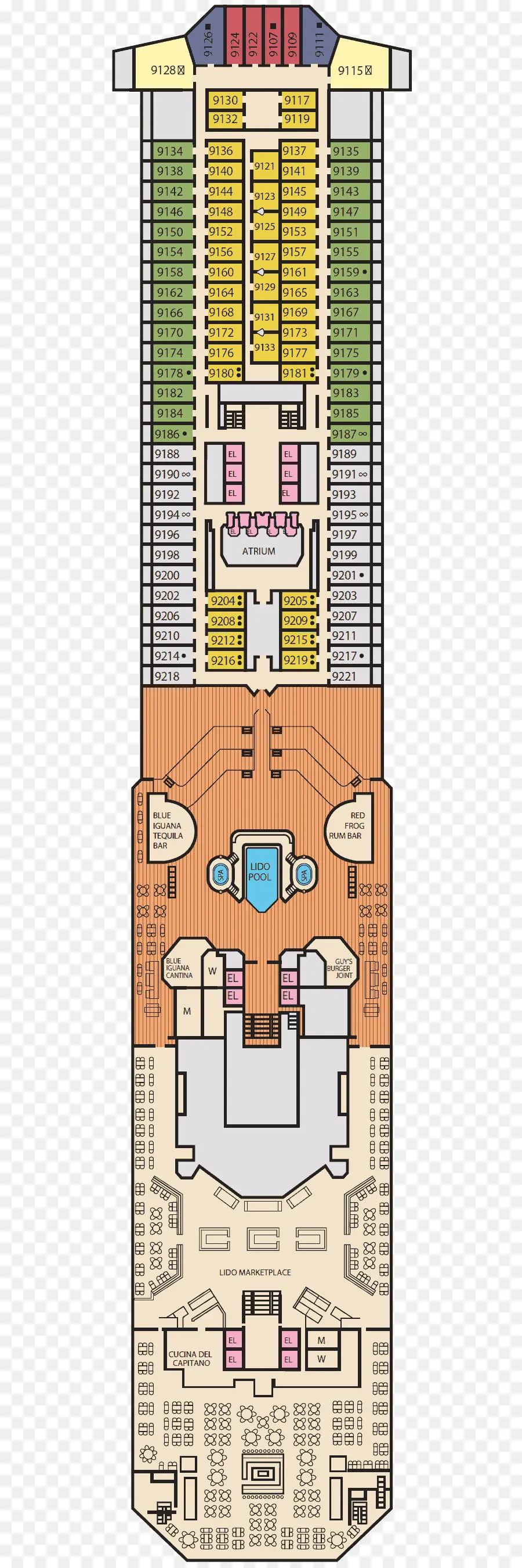 Plan De Pont Du Navire，Croisière PNG