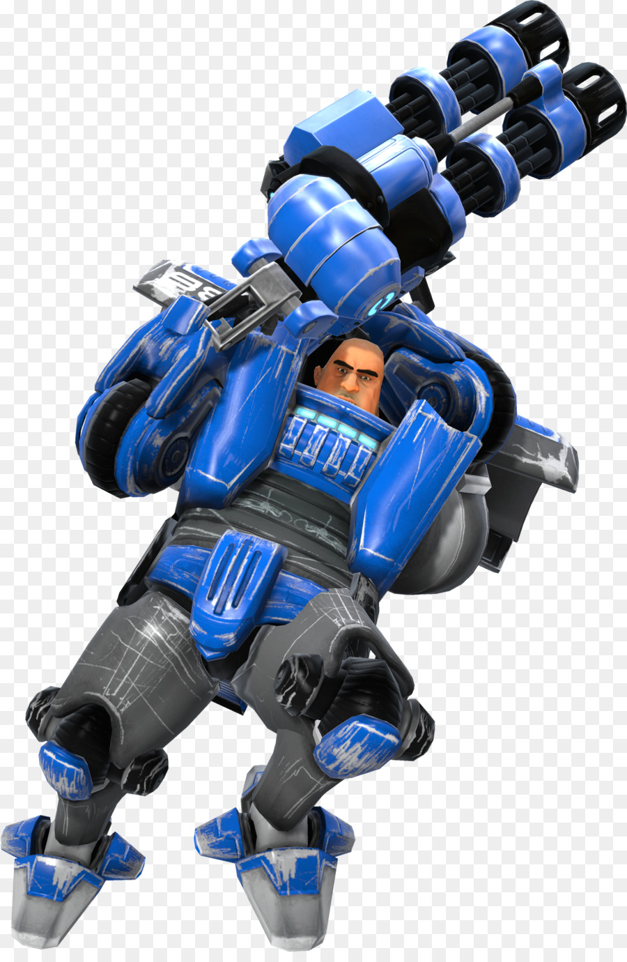 Robot，Bleu Cobalt PNG