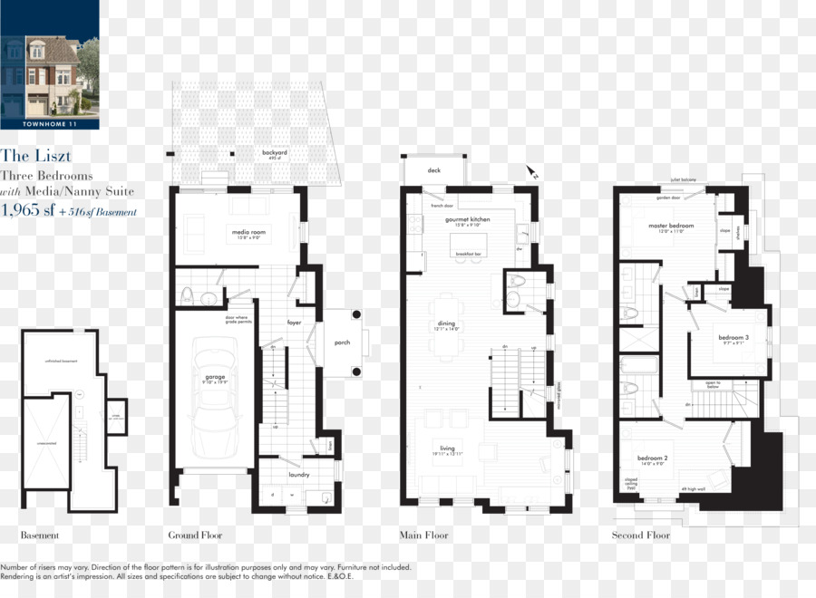 Plan D étage，Mississauga PNG