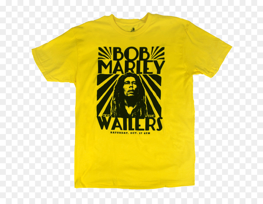 T Shirt Bob Marley Jaune，Musique PNG