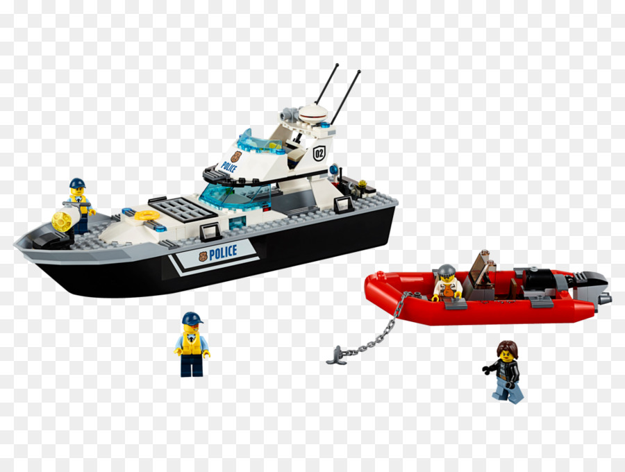 Bateau De Police Lego，Blocs De Construction PNG