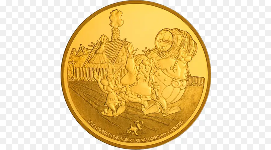 Pièce D'or，Astérix PNG