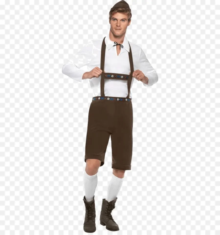 Tenue Bavaroise Traditionnelle，Pantalons En Cuir PNG