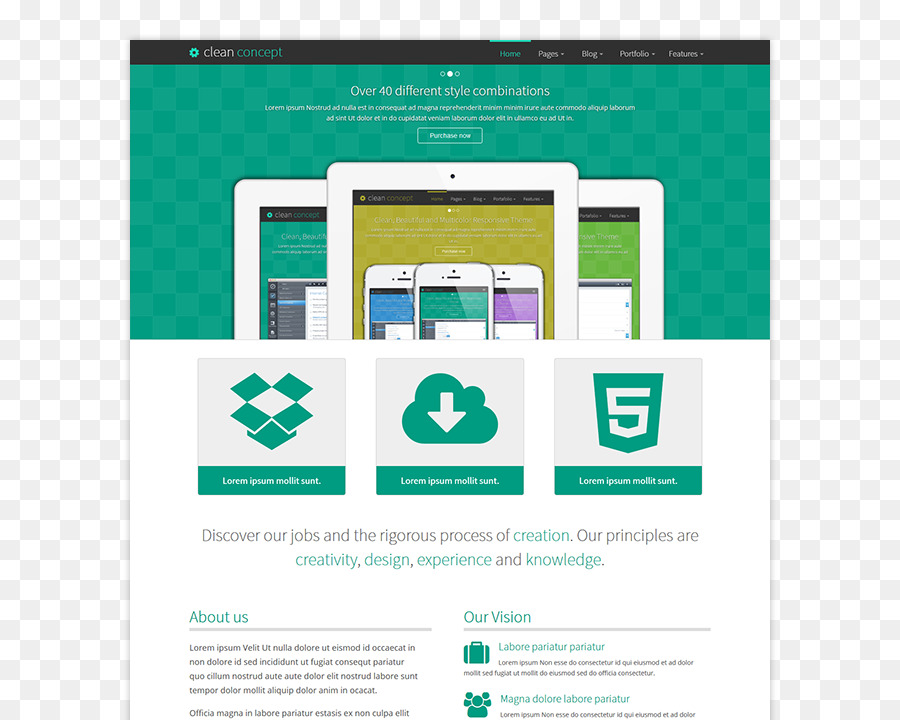 Page Web，Html5 PNG