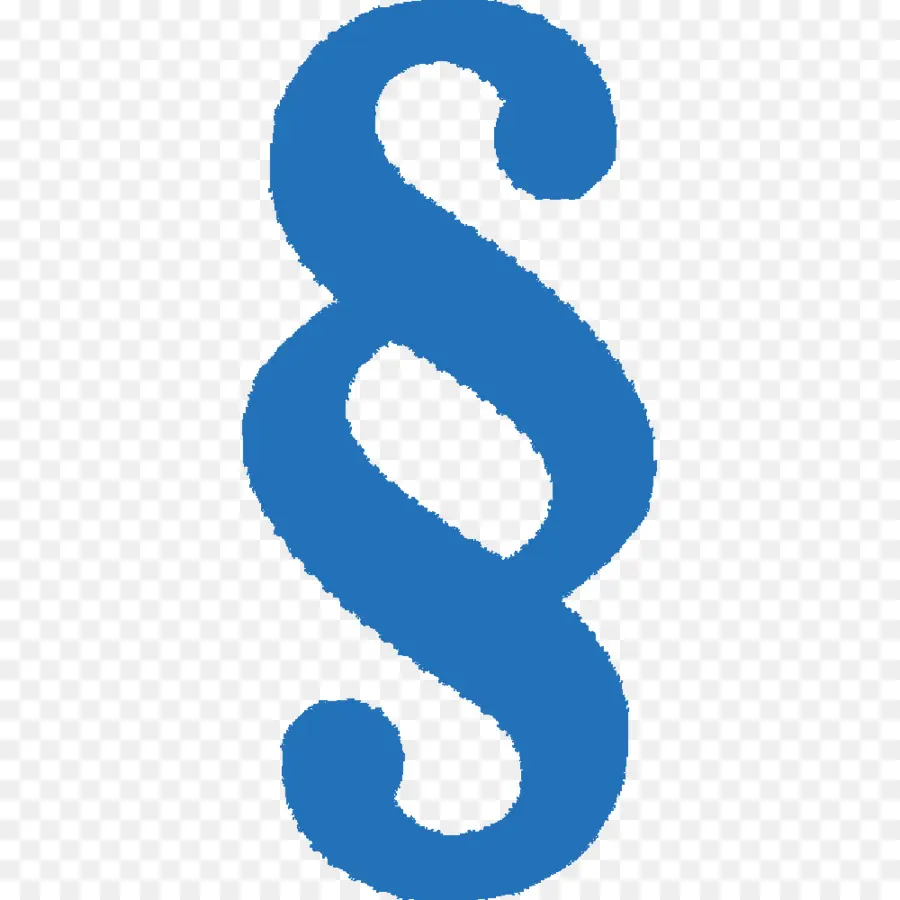 Symbole De Paragraphe，Bleu PNG