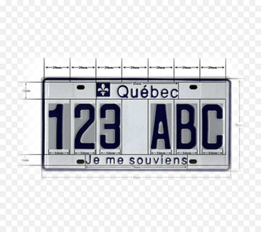 Plaque D'immatriculation Du Québec，Véhicule PNG