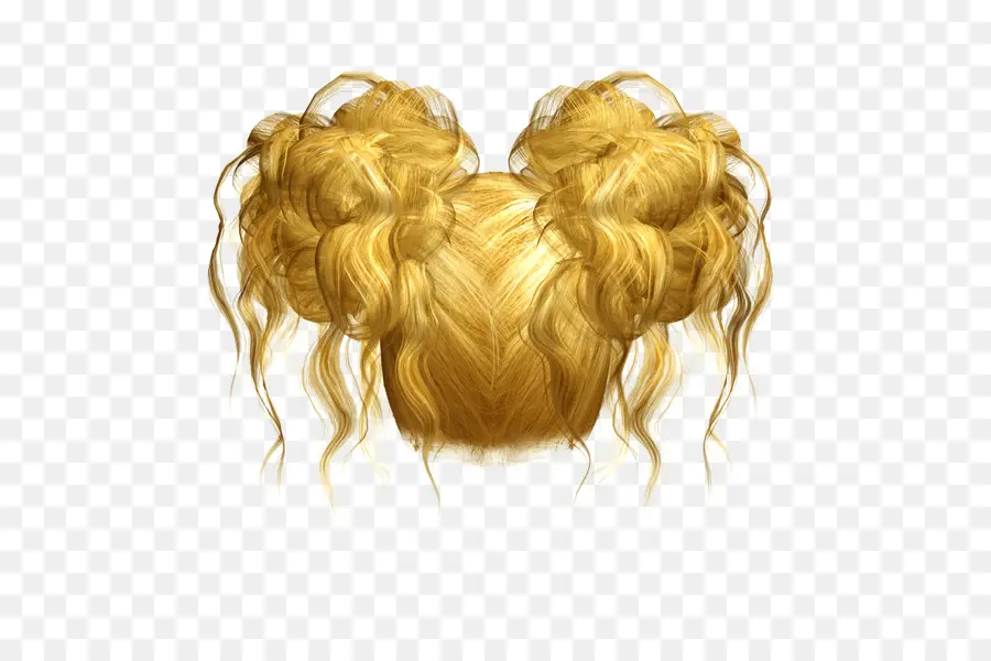 Cheveux Blonds，Perruque PNG