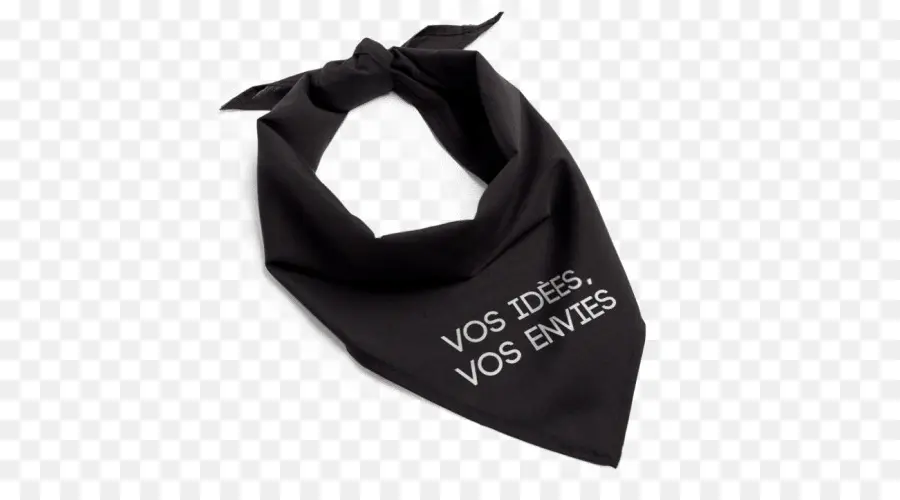 Bandana Noir，Accessoire PNG