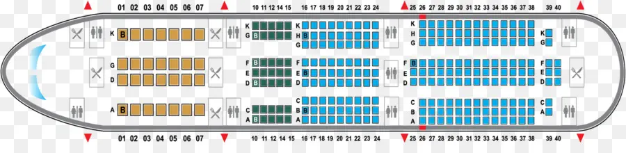 Plan De Salle De L'avion，Sièges PNG