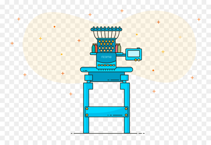 Machine à Tricoter，Textile PNG