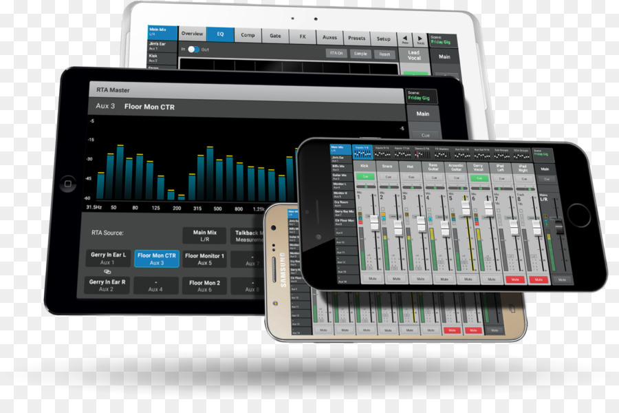 Audio Numérique，Qsc Touchmix30 Pro PNG