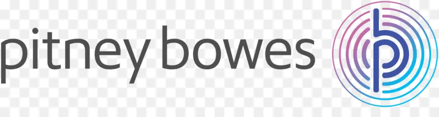 Logo Pitney Bowes，Marque PNG