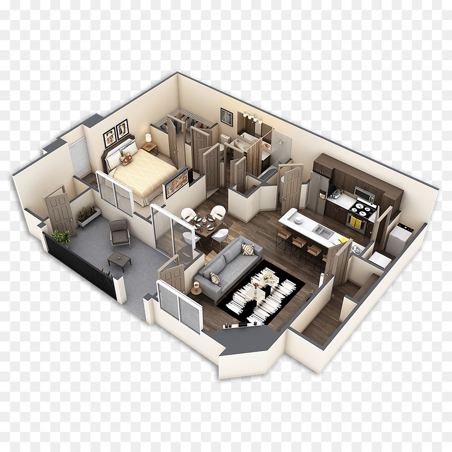 Plan D'étage，Chambres PNG