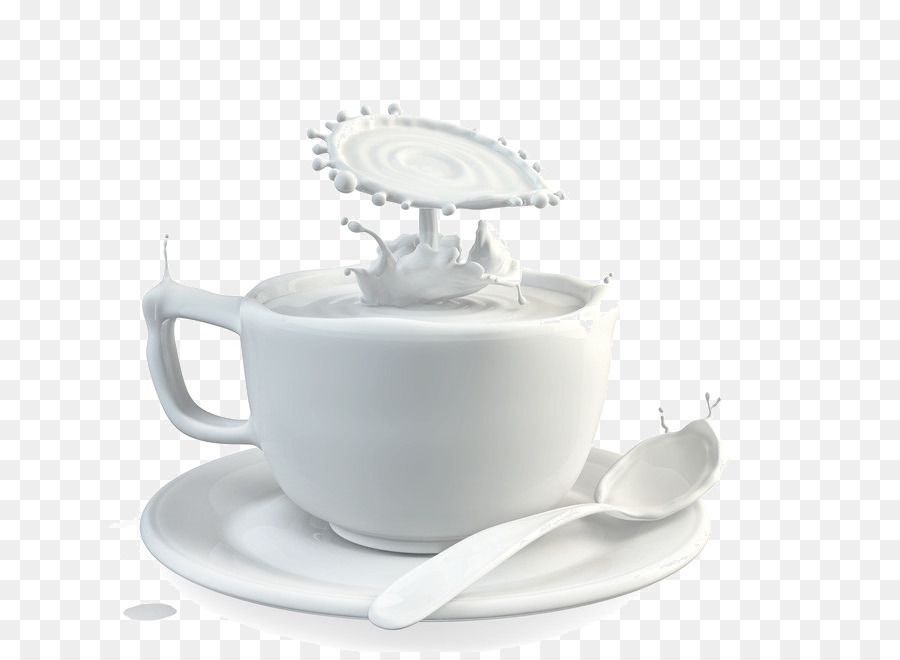 éclaboussure De Lait，Tasse PNG