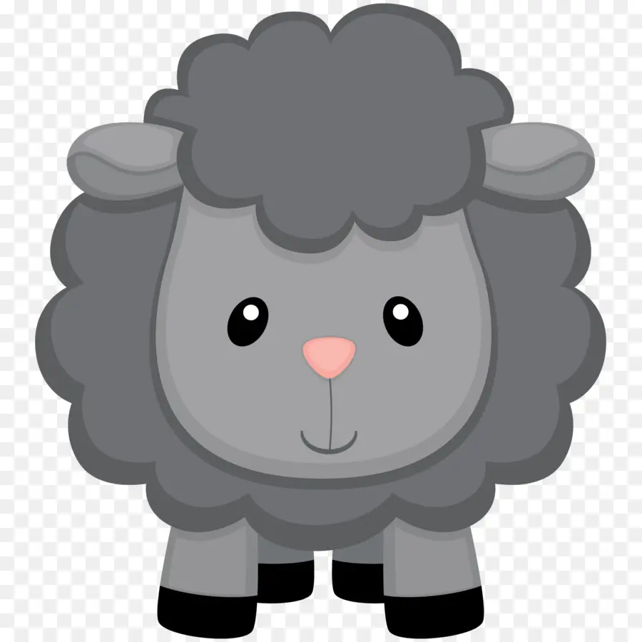 Mouton Mignon，Gris PNG