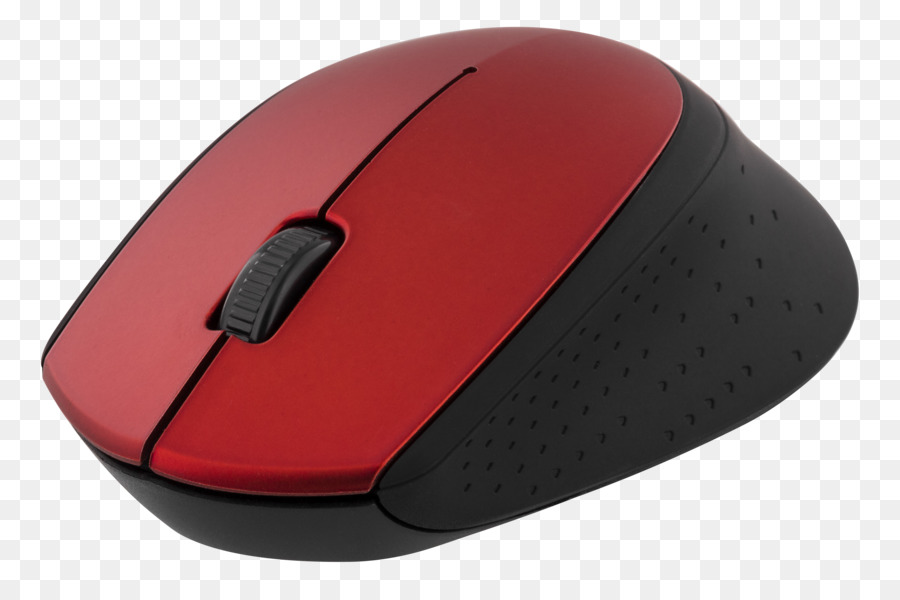 Souris D'ordinateur Rouge，Sans Fil PNG