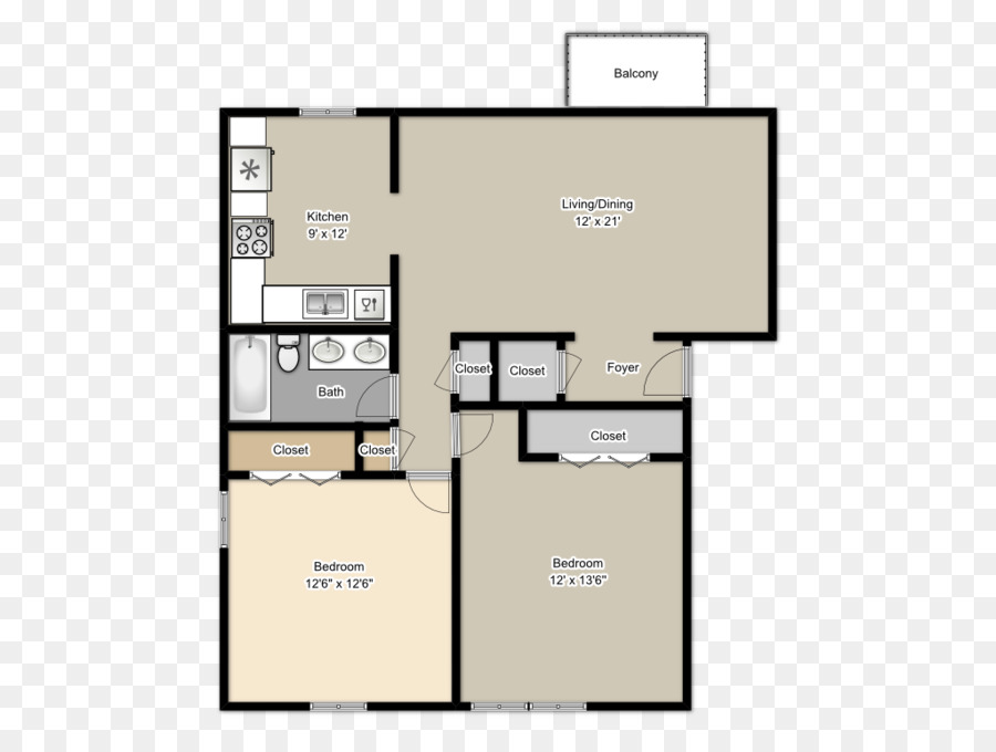 Plan D étage，Kendallwood Appartements PNG