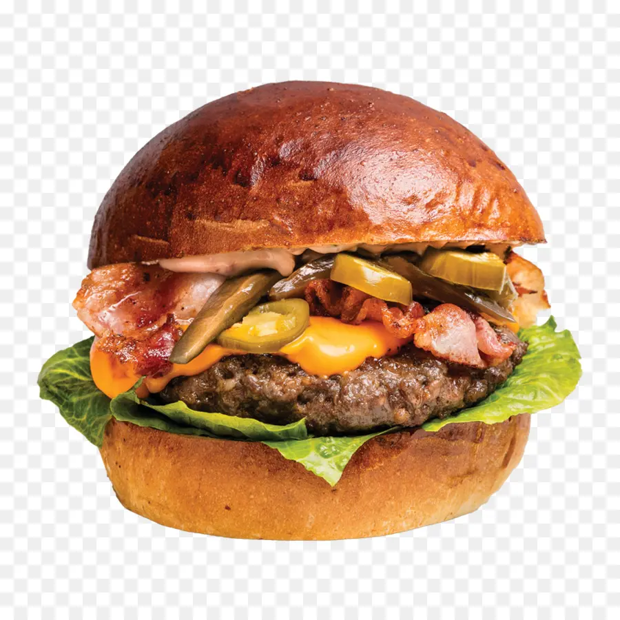 Burger De Porc Effiloché，Hamburger PNG