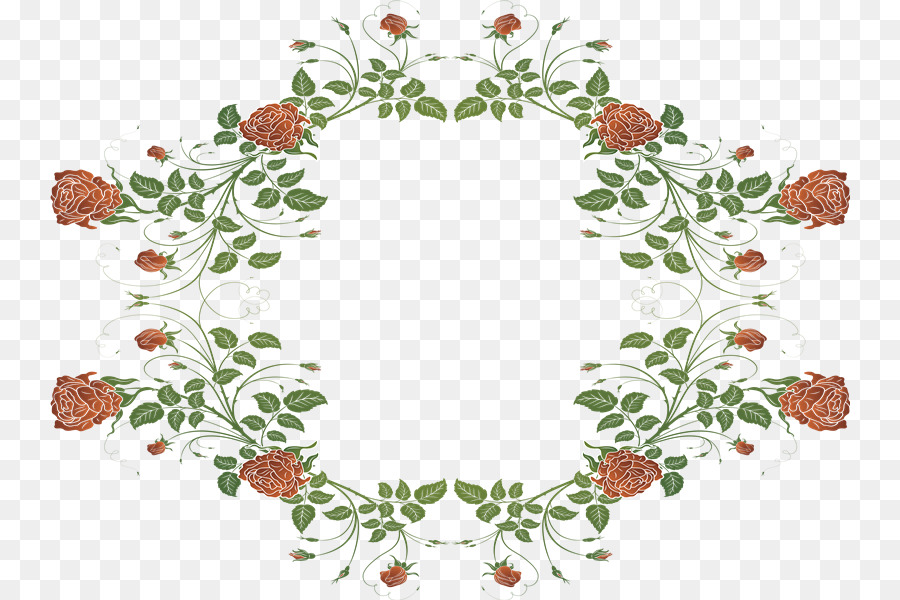 Couronne Florale，Fleurs PNG