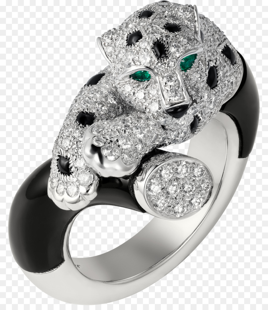 Bague Panthère Diamant，Luxe PNG