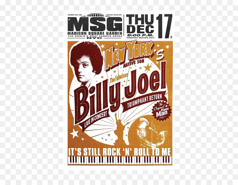Billy Joel，Affiche PNG