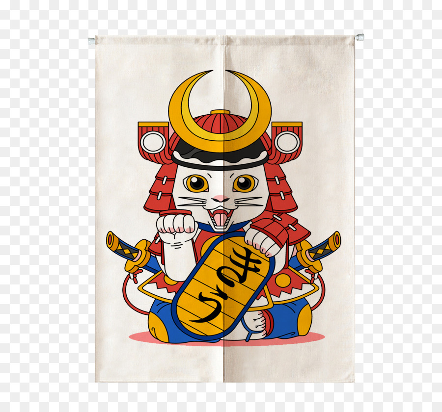 Chat Samouraï，Armure PNG