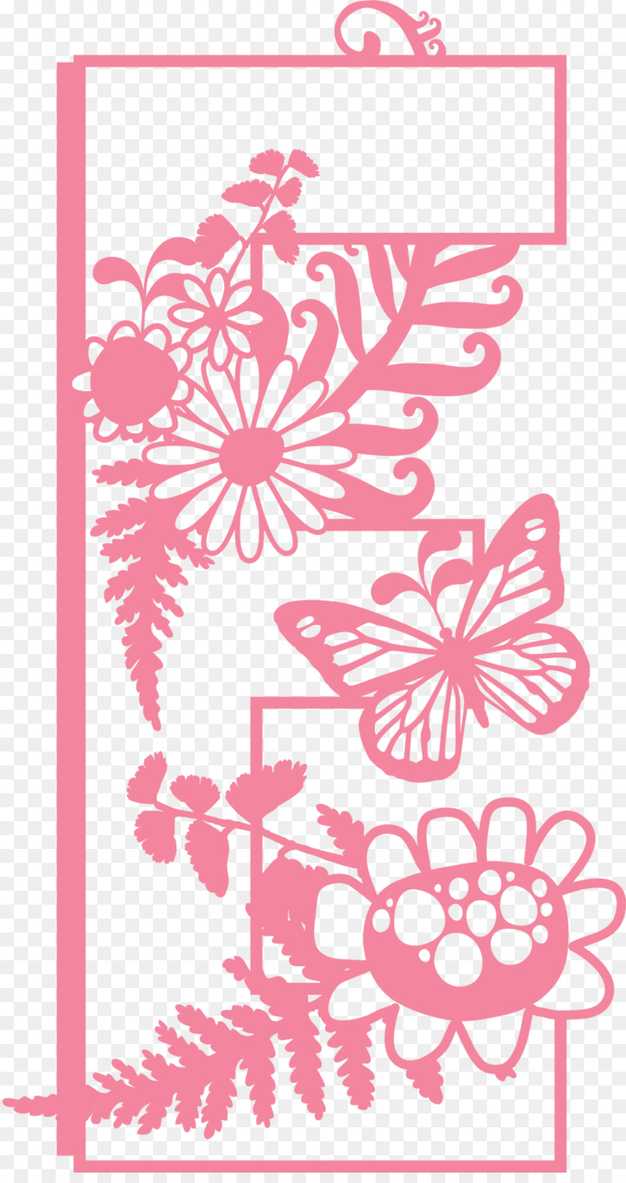 Motif Floral Rose，Fleurs PNG