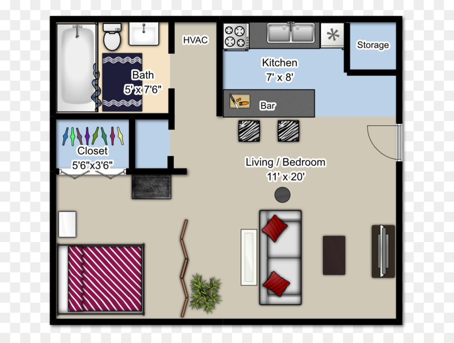 El Chaparral Appartements，Plan D étage PNG