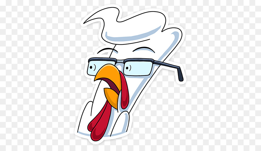 Poulet De Dessin Animé，Lunettes PNG