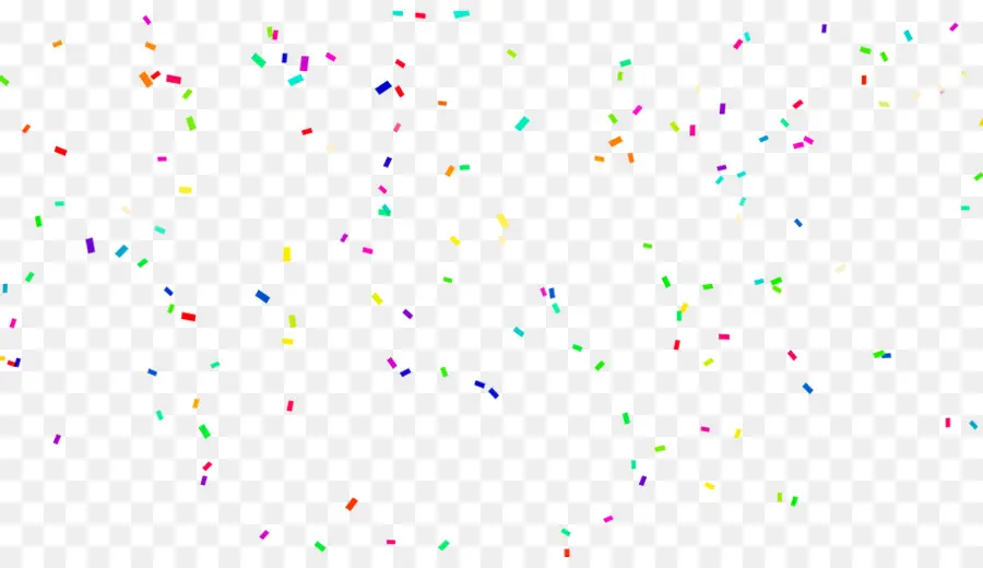 Confettis，Coloré PNG