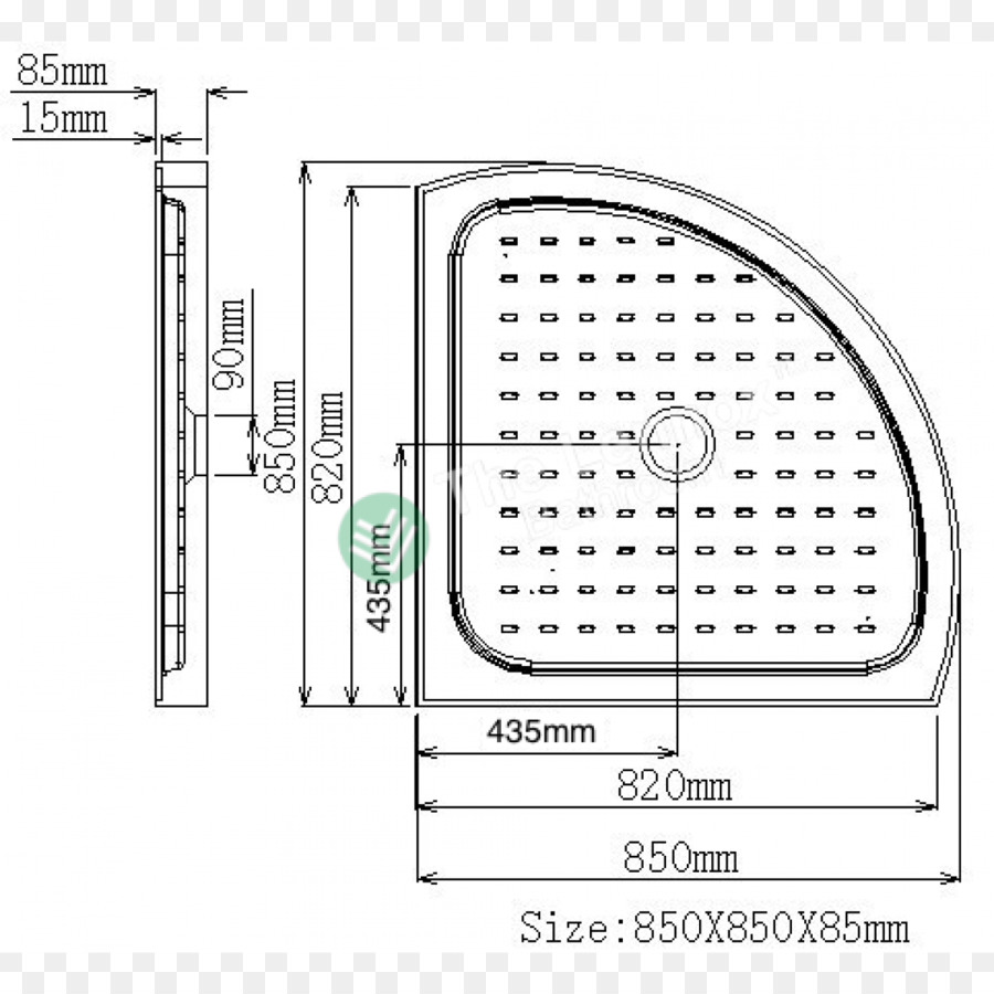 Receveur De Douche，Diagramme PNG